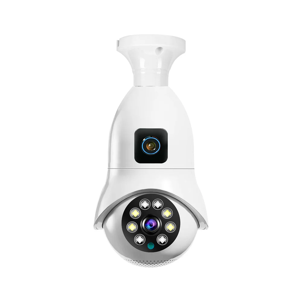 V380 4mp Outdoor Wireless Dual Lens Network Ptz Camera cctv Dual Lens Wi fi 4mp Auto Tracking V380 Wifi Dual Lens Ptz Camera