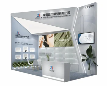 Professional Customized Exhibition Stand Design Portable Trade Show Booth For Sale