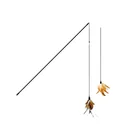 Cat 2-in -1 Extension Rod Feather Cat Stick Cat Toy Cat Teaser