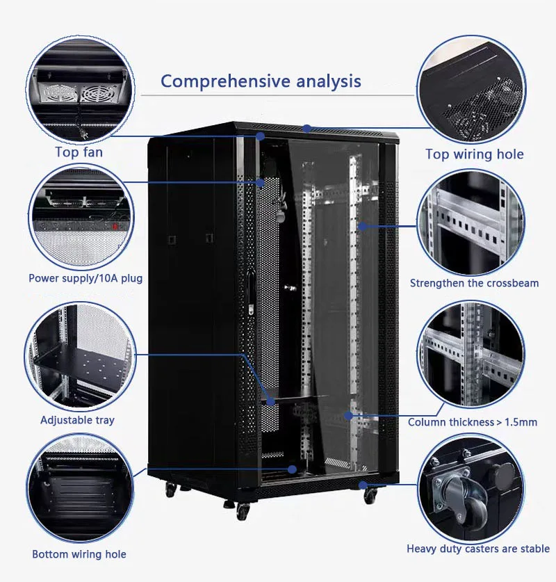 Rack Cabinet Dual Fan, 12U, 15U, 18U, 22U - detail 8