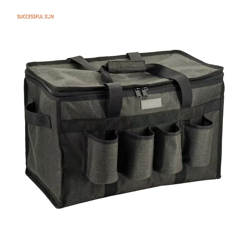 SDB2321-SNOW CANVAS Waterproof Insulated Food Delivery Bag Thermal Food Pizza Bag Picnic Lunch Cooler Bag Popular manufacture