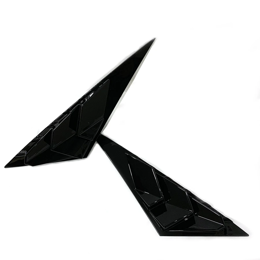product abs racing style auto rear side window louvers car side window louver exterior decoration for hyundai elantra 2021 2022 2023-9