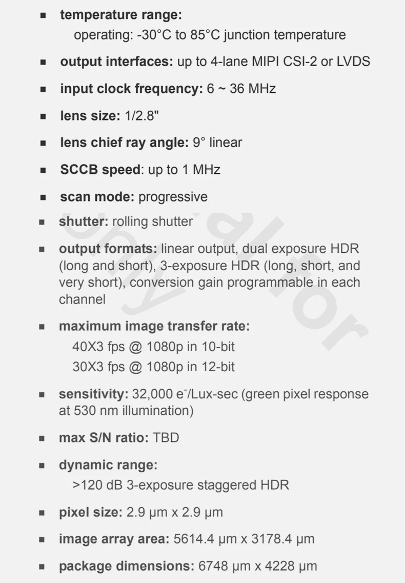 DGZX HD 1080P Over 120dB Wide Dynamic Range Wide Angle Car Mipi Camera Module OS02K10 Sensor插图2 DGZX HD 1080P Over 120dB Wide Dynamic Range Wide Angle Car Mipi Camera Module OS02K10 Sensor插图2