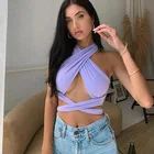 Sexy 2021 Summer New Style Cross Design Sexy Summer Boob Tube Women Top