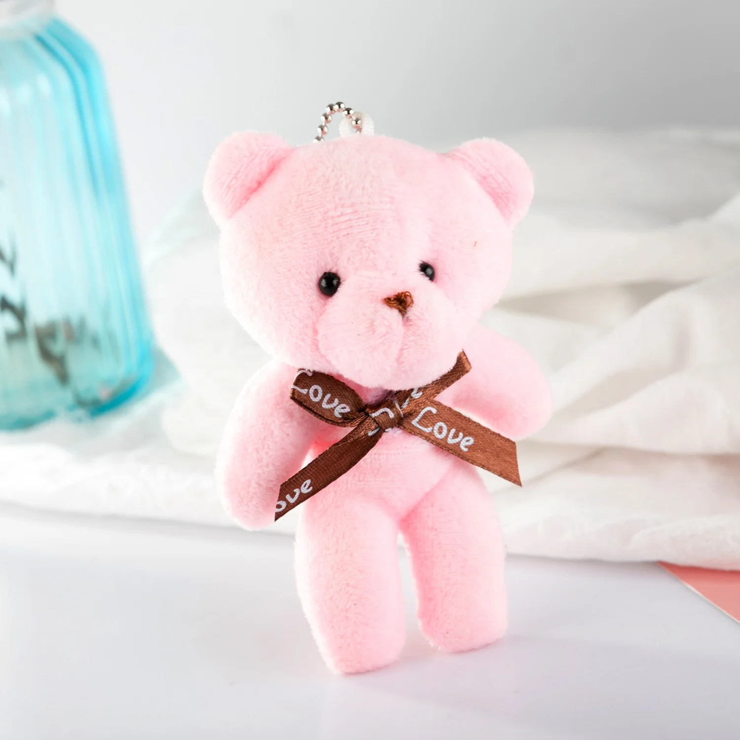 Wholesale of teddy bear plush toys, connected teddy bear dolls, teddy bear toys, small gift manufacturers
