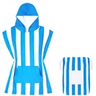 Kids Kids Beach Poncho Comfortable Kids Cartoon Printed Quick Drying Microfiber Hooded Poncho Beach Towel