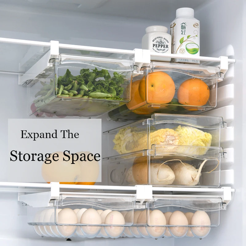 Egg Fresh Storage Box Egg Storage Container Organizer Bin Large Capacity Egg Holder for Refrigerator