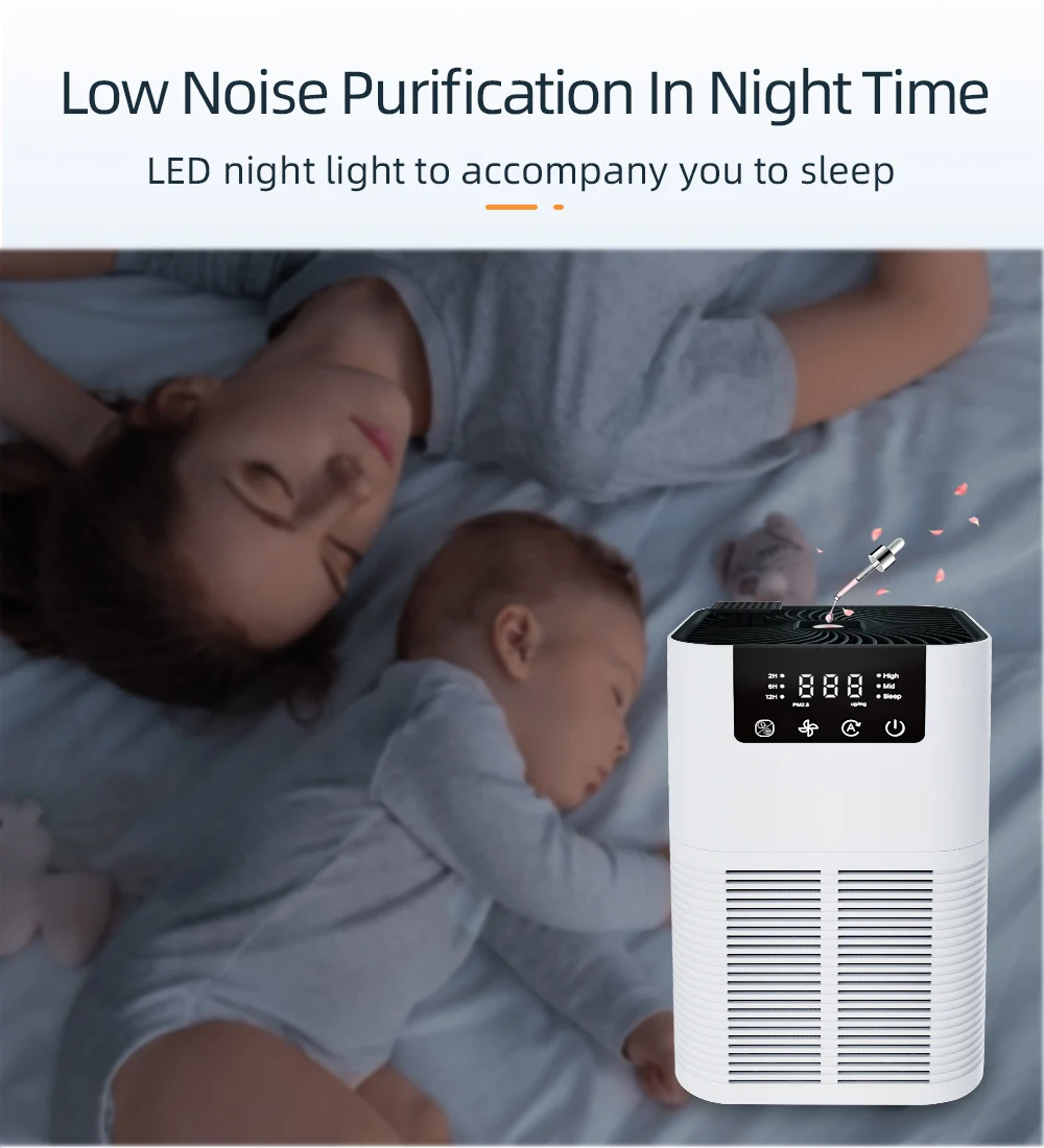 Air Purifier, HEPA, Portable, CADR, LED - detail 18