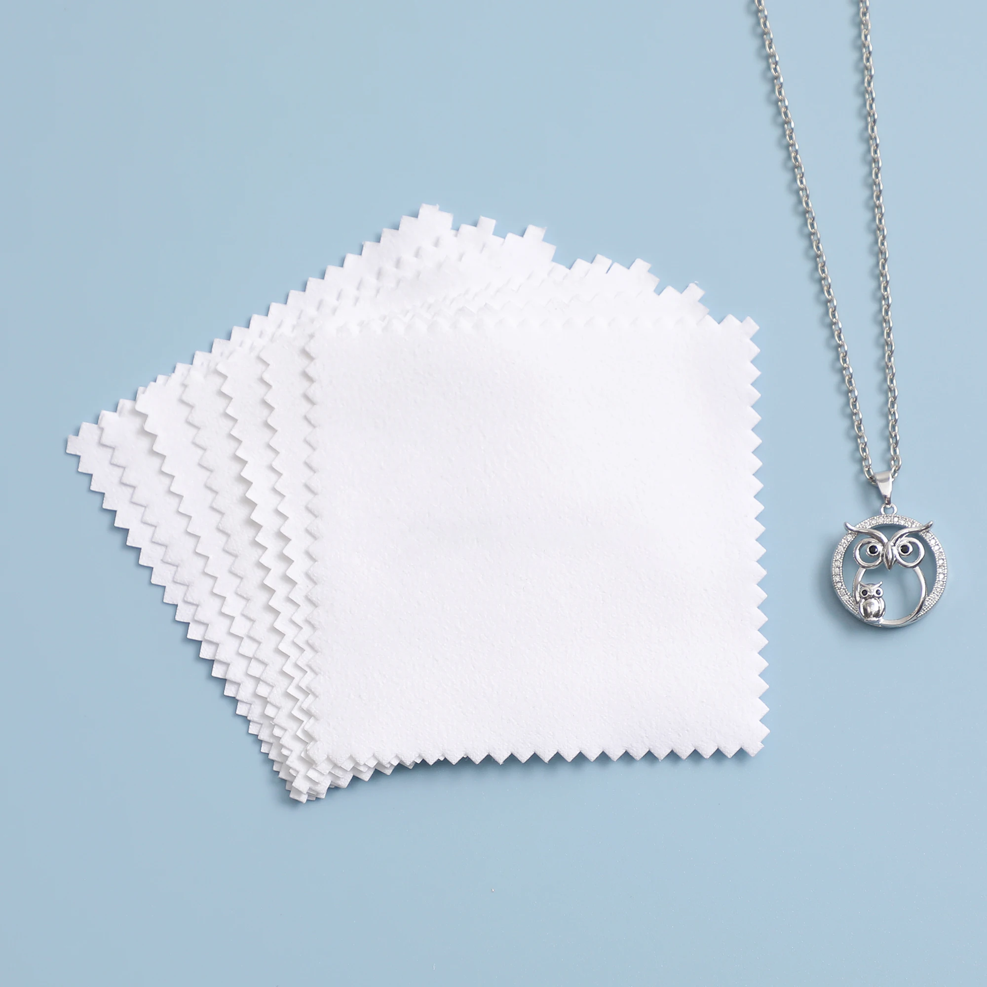 Wholesale Custom Polishing Cloth Jewelry Sterling Silver Jewelry