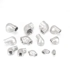 Pipe Factory Price Female Casting Pipe Fittings 90 Degrees Stainless Steel BSPT Female Reducing Elbow