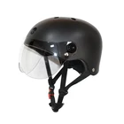One-piece Unisex Fashionable Windshield Lens With Breathable Hole Insect-proof Net Road Bike Bicycle Riding Helmet