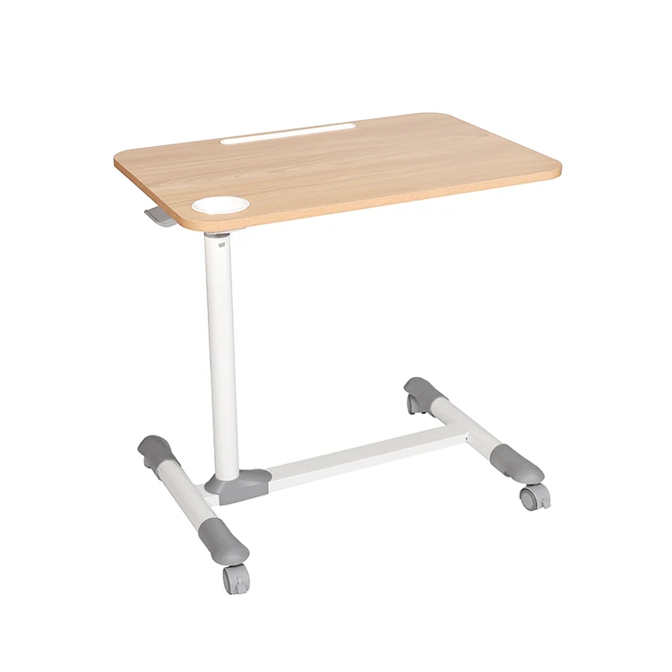 portable tray table on wheels