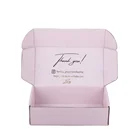 Promotion Corrugated Mailer Shipping Box Packaging Lingerie Clothes Cosmetics Lingerie Clothes Cosmetics With Custom Logo