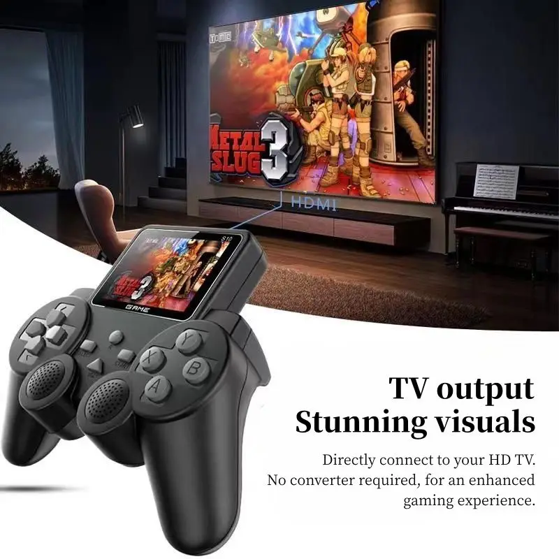 Mini handheld game console PS3 Consola Box Retro pubg controller 520games 2.4G Wireless Gamepad video Game Player For S10