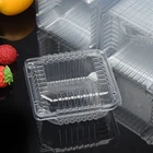Plastic Container Disposable Clear Plastic Blister Clamshell Fruit Punnet Container Packaging Box