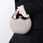 Evening Clutches Clutch European Style Vintage Fashion Women Wedding Semicircle Evening Clutches