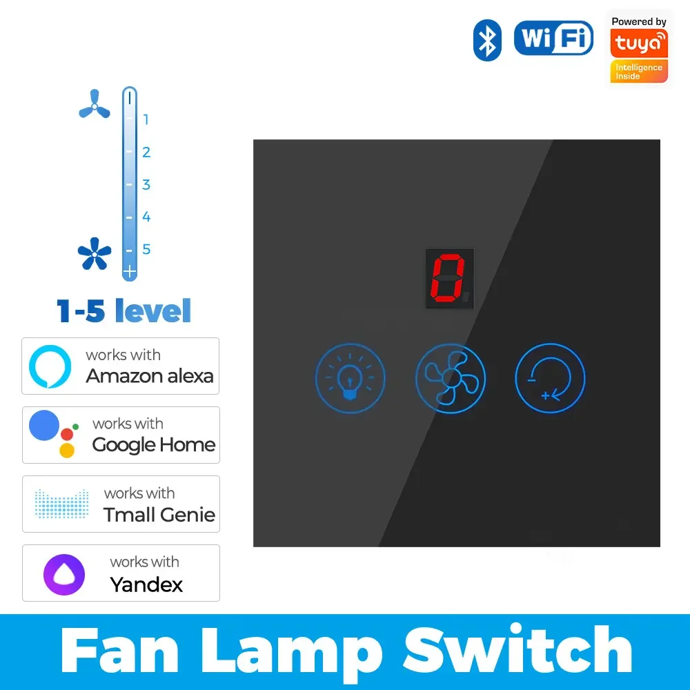 Fan, 4-Gang, 3-in-1, 5-Speed - detail 2