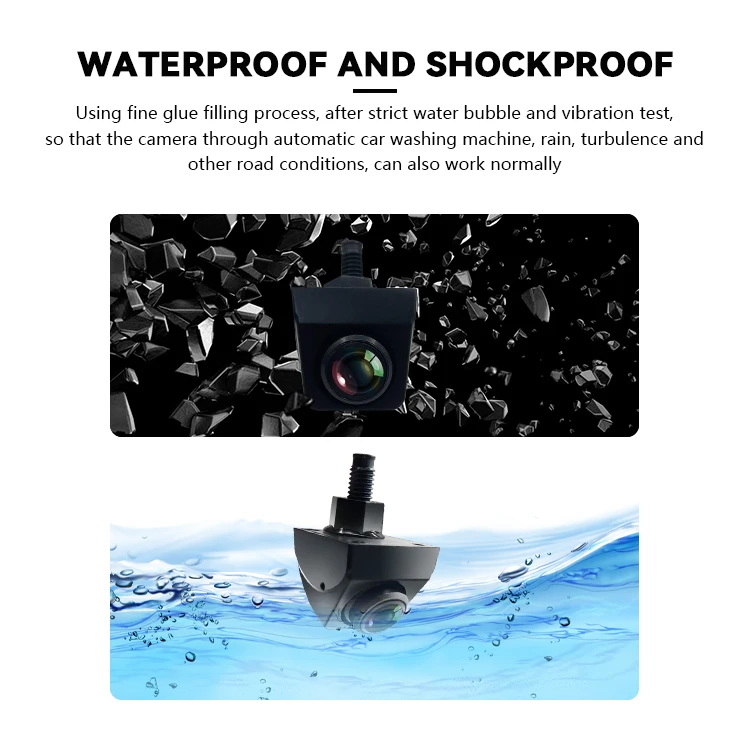 WEMAER Car Reverse Camera Night Vision AHD 1080P/720P Parking Assistance Universal Rear View Waterproof Cameras manufacture