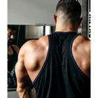 Cotton Vest Cottoncottoncotton New Arrival Latest Design Dark Blue Cotton Fitness Men Sport Vest