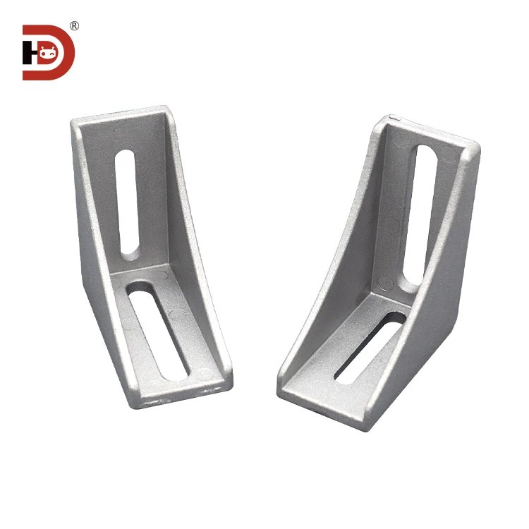 3060long Hole Corner Piece Aluminum Profile Connector Aluminum Alloy Corner Code Aluminum Profile Accessory Profile Fixing Piece manufacture