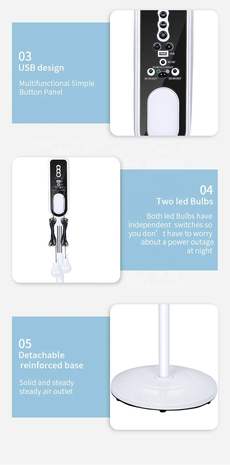 Electric Solar Fan, 12V, Brushless - detail 16