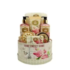 Gift Private Label Body Lotion Beauty Bath Gift Set PVC Tray