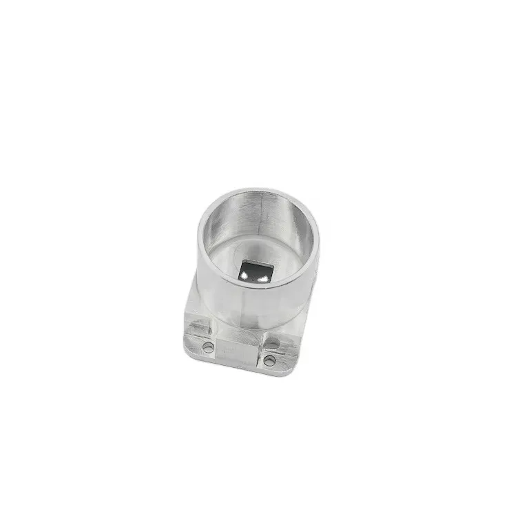 product custom aluminum die casting precision metal flange shell front mirror tube electroplating polishing with cnc milling-8