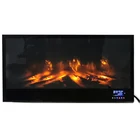 Tv Guaranteed Quality Real Flame 3 Sided Fireplace Electric Tv Modern