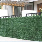 Plastic Panel Plastic China Wholesale Outdoor Artificial Plastic Grass Fence Panel With Super Quality Pvc
