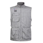 Vests Vest Custom Customize Men's Vests Waistcoats Election Safety Vest Custom Logo Multi-pocket Fishing Vest