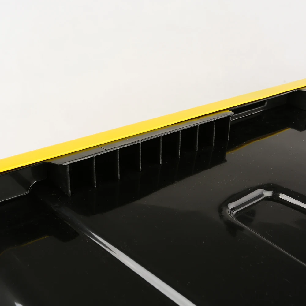 100L Yellow Cover Black Base Large Heavy Duty Plastic Storage Box