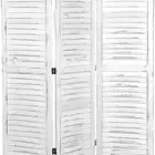 Louvered Screen Room Screen Whitewashed Wood 4 Panel Louvered Room Partition Folding Wooden Room Divider Screen