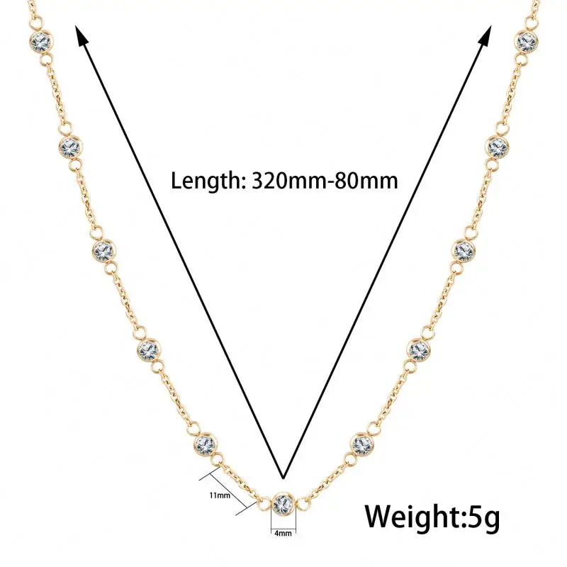 2020 Charming New Design 	Diamond Necklace
