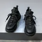 Shoes Stylish Women's Lace Up Running Shoes High Top Comfortable Clunky Sneakers