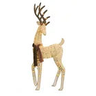 Led Christmas Light New 3D 3PK 175L LED Outdoor Christmas Standing Reindeer Deer Light For Yard Decoration