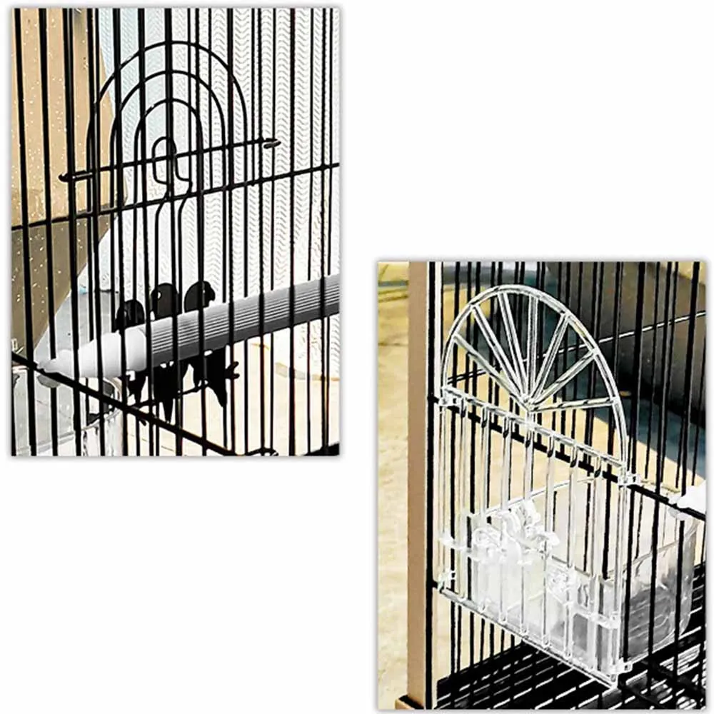 Safe and reliable door lock of Aluminium alloy bird cage in black gold colour