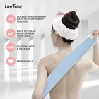 Back Scrubber Exfoliating Shower Bath Belt Custom Logo Long Handle Belt