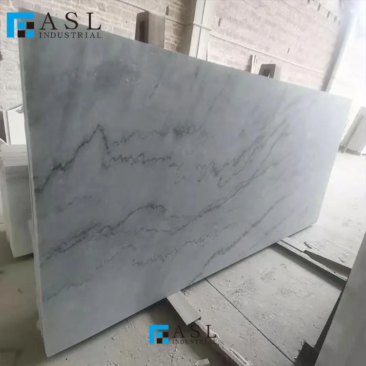 Factory low price bruce grey marble slab silver marble