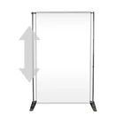 Pvc Clear PVC Adjustable Banner 4*3ft Table Top