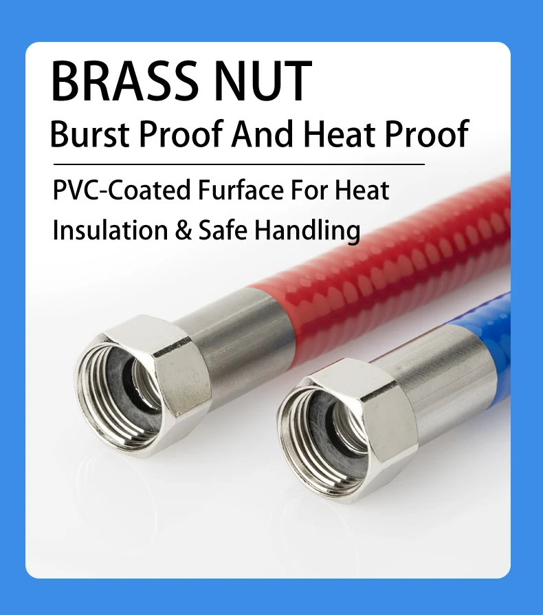 PPW Flexible Straight Stainless Steel PVC Plated Hose Pipe for Water Heat Insulation & Safe Handling supplier