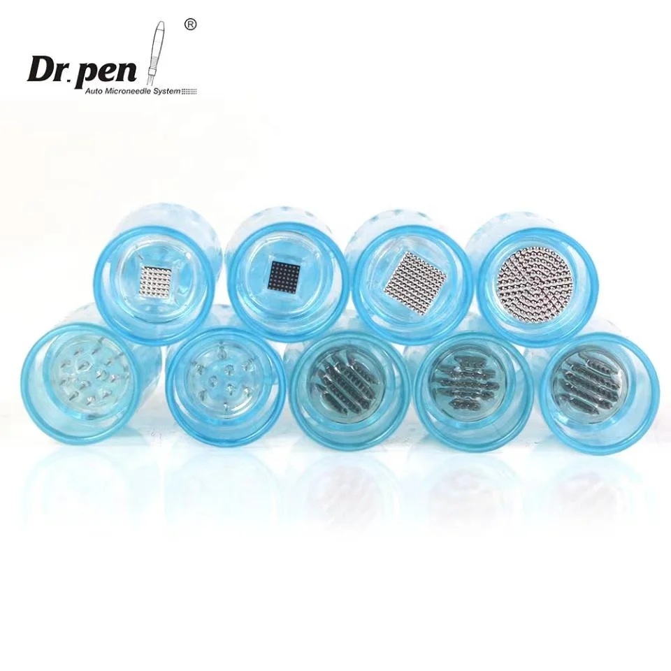 9/12/24/36/42 Pin 3D 5D Micro Nano Silicone Needle Cartridge Microneedles For Electric Dr Derma Pen Microneedling Cartridges