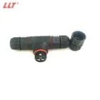 2 I16 Led Connector 3pin Lighting Waterproof Screw Wire 2 3 4 Pins Assembly IP68 Connector