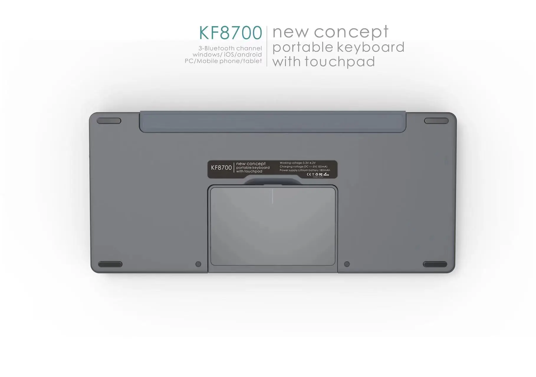 Bluetooth Rechargeable Magic Keyboard Universal Wireless Bluetooth Keyboard Leather Case