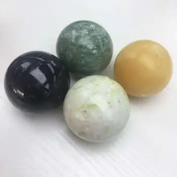 natural Polished black qinghua jade crystal quartz ball Rounded sphere in Popular decoration