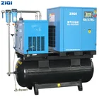 Air Compressors With Dryer Industrial Integrated 3.7KW/5HP Screw Air Compressor With Tank And Dryer
