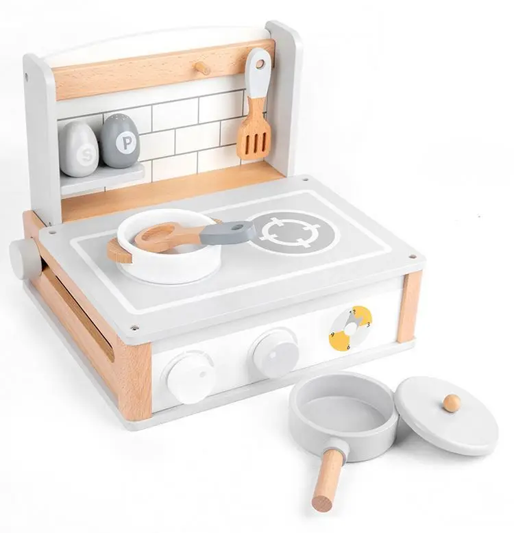 wooden play kitchen appliances