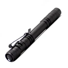 Pen Mini Pen Torch Tail Button Aluminum Alloy Xpe Small 3w Led Penlight With Clip