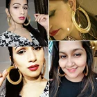 Earrings Drop Earring Women Punk Big Hoop Earrings Luxury Drop Earring