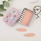 Clip Summer 2021New Korean Metal Macaron 1 Word Clip Hair Accessories For Women's
