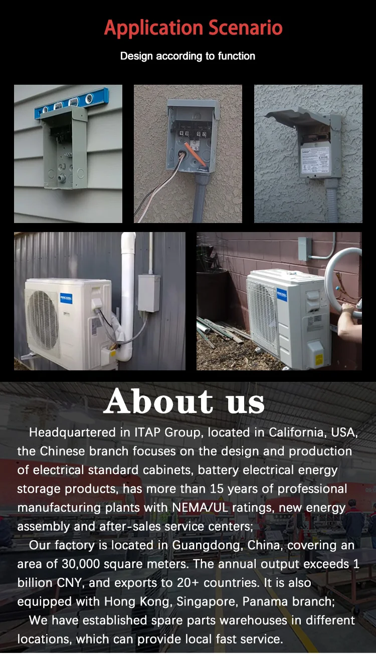 Pullout Air Conditioner Disconnect Ip54 Nema 3r 842517505 Disconnect